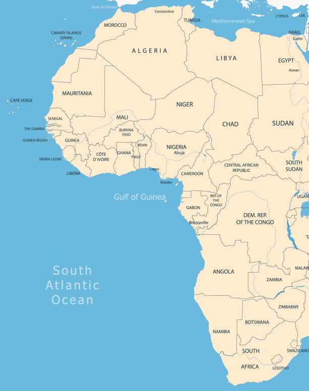 Valiant Offshore gulf of guinea coastline
